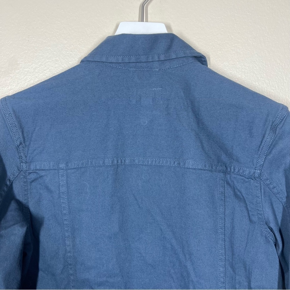 Pact Womens Twill Shadow Blue Organic Cotton Denim Jacket Size XS Casual - Picture 10 of 11